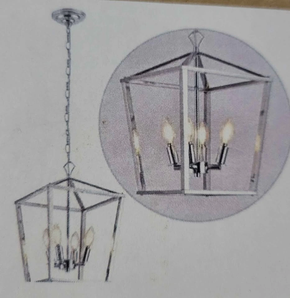 Modern Farmhouse Lantern Chandelier - photo 3