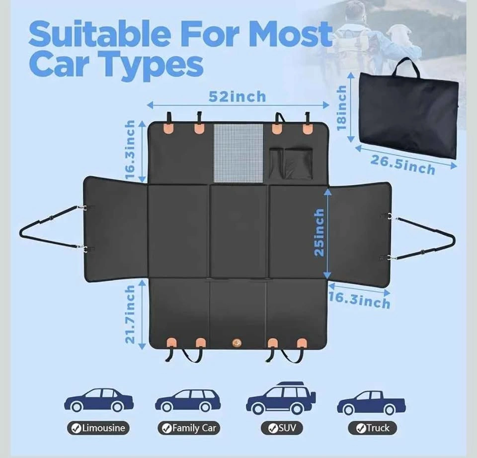 Hard Bottom Dog Car Seat Cover, up to 400lbs - photo 2