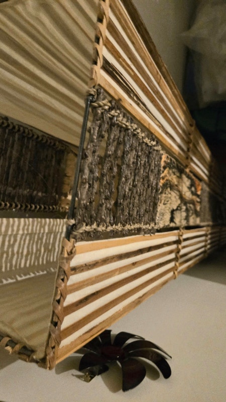 Decorative Bamboo Straw Lamp - photo 3
