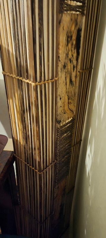 Decorative Bamboo Straw Lamp - photo 4