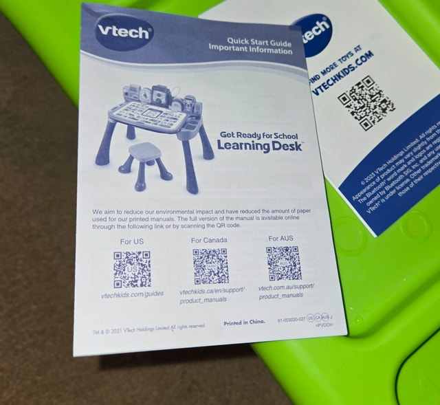 Kids VTech Get Ready for School Learning Desk - photo 4