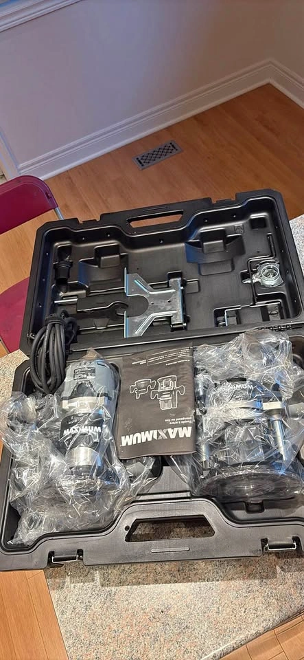 Maximum Fixed and Plunge Base Router Kit