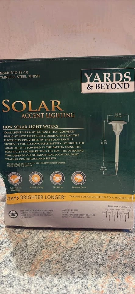Yards & Beyond Solar Accent Lighting - photo 3