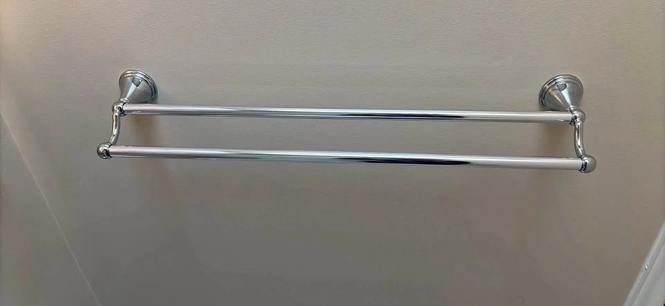 Chrome Double Towel Bar