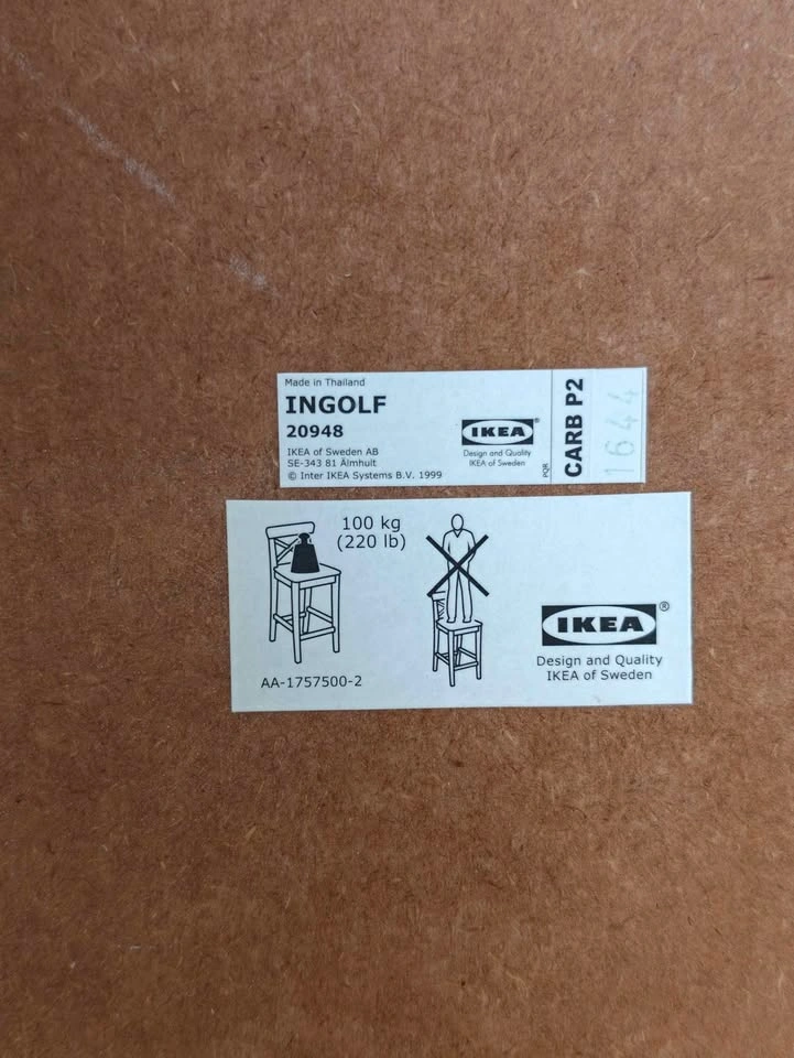 IKEA INGOLF Bar Stools x 2 - photo 3