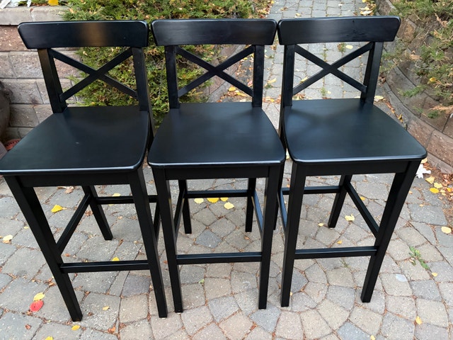 IKEA Ingolf bar chairs - very good condition