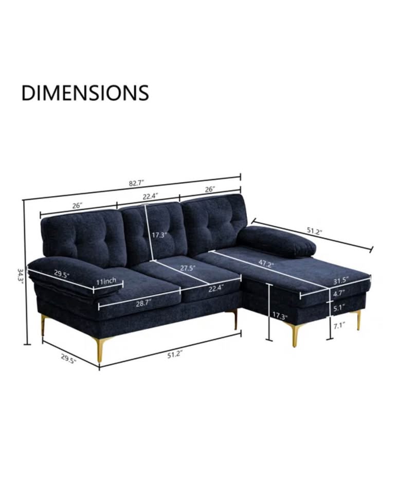 Brand New Sectional couch – Still in Box (Never Used) - photo 2