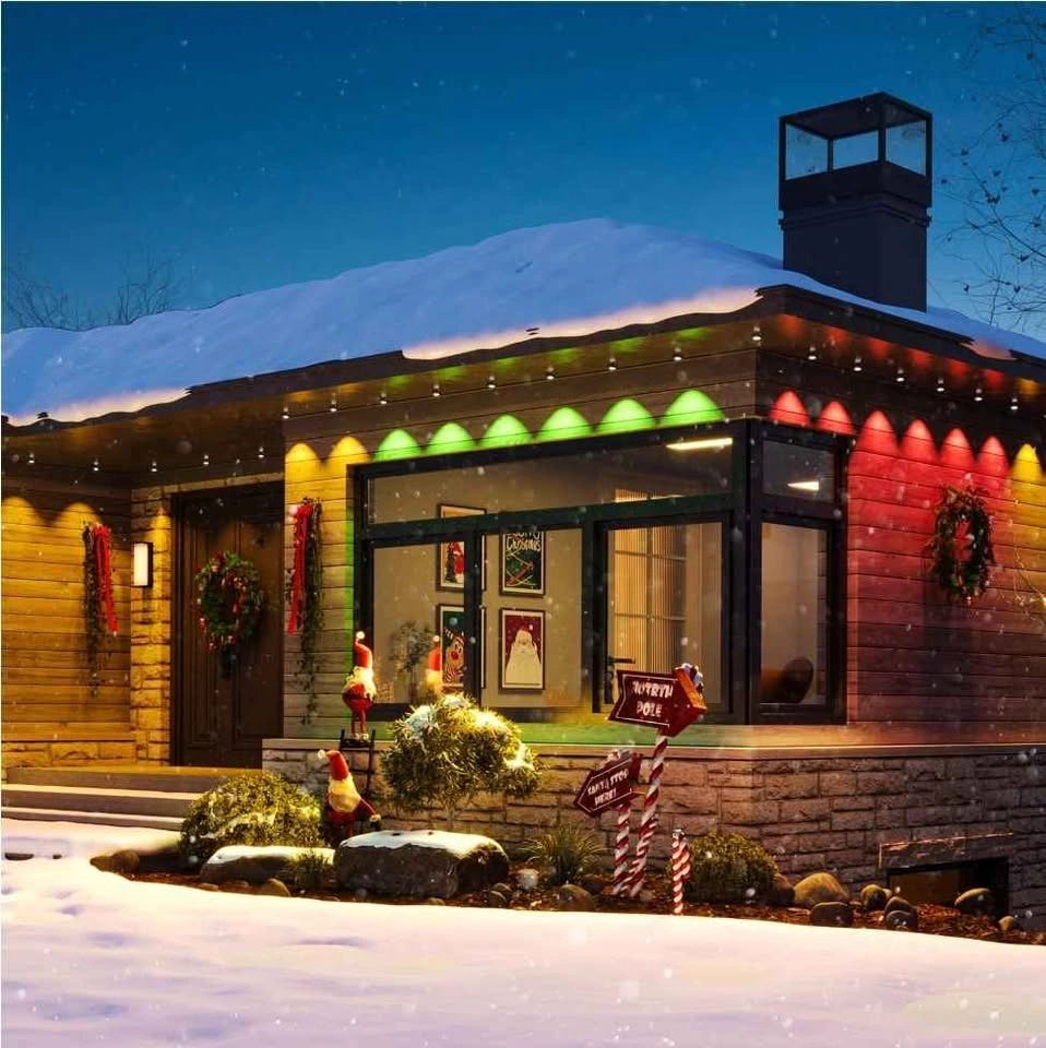 Govee Permanent Outdoor Lights Elite, 150 FT- White - photo 4