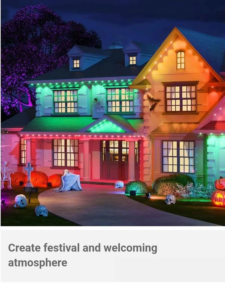 Govee Permanent Outdoor Lights Elite, 150 FT- White - photo 5
