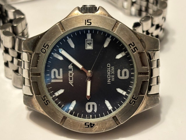 Acqua Indiglo Wristwatch - photo 3