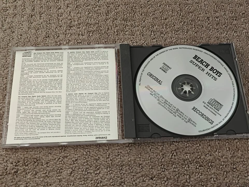 Beach Boys - Super Hits - Rock Pop Surf Music CD Album - photo 2