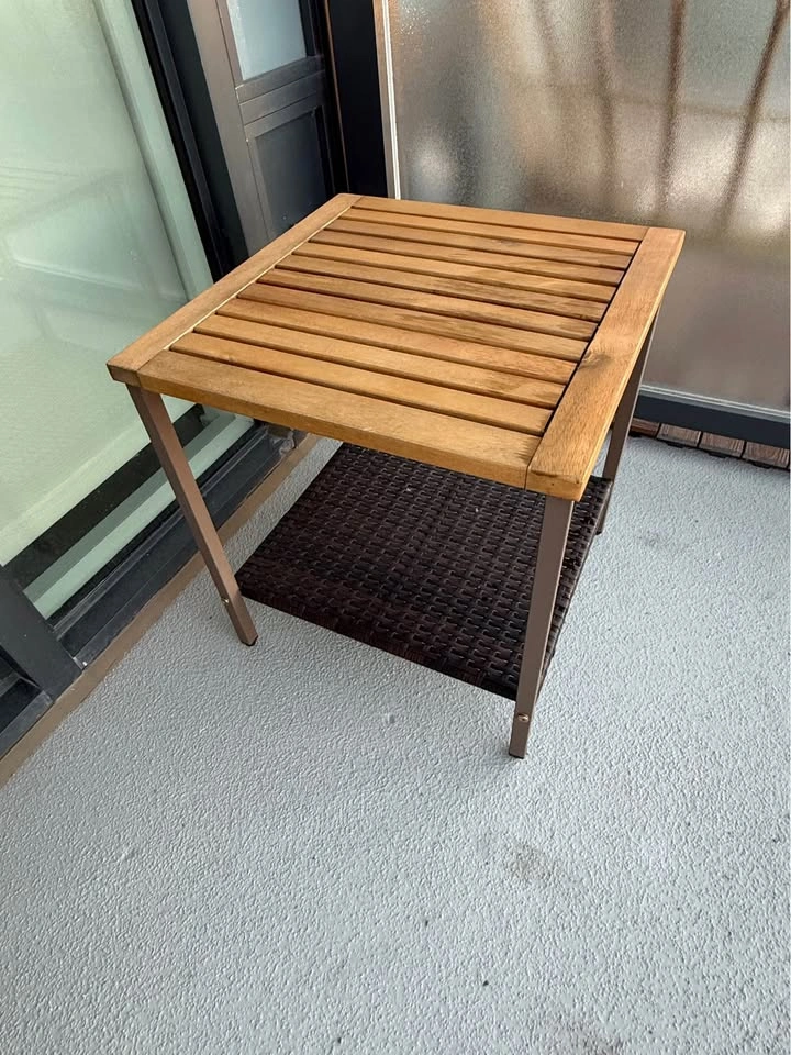 Outdoor bistro set - 2 rocking chairs and side table - photo 4