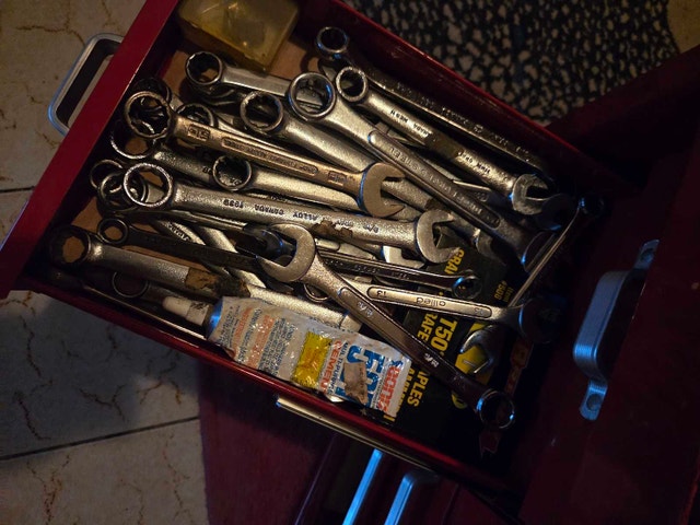 Vintage mastercraft tool box full - photo 5