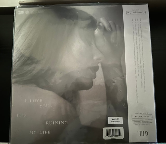 The Tortured Poets Department vinyl, Taylor Swift - photo 2