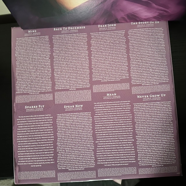 Speak Now (Taylor’s version) Vinyl - photo 5