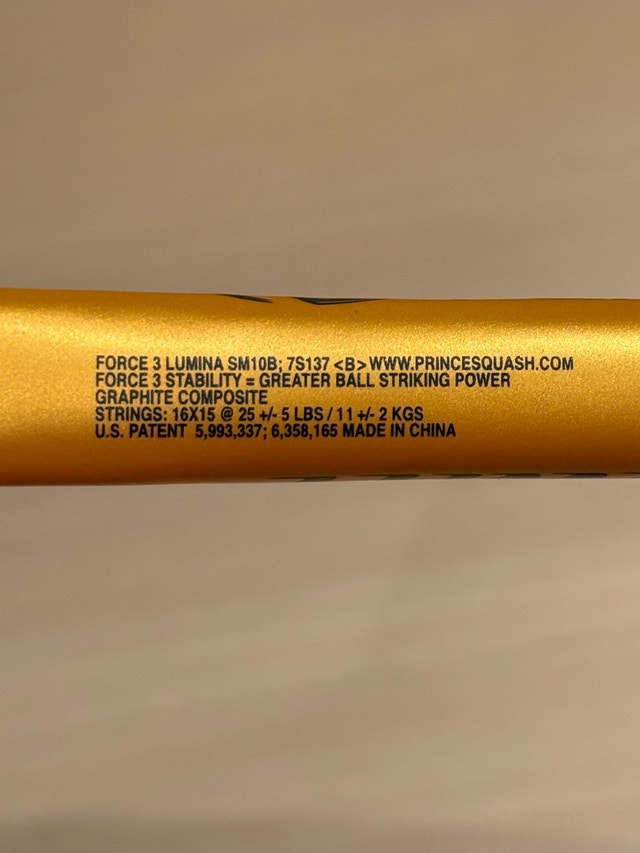 Prince Force 3 Squash Racquet Racket - photo 4