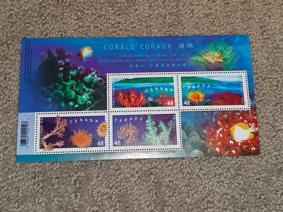 First Day Covers FDC - Canada-Hong Kong Corals Stamps Set - photo 2