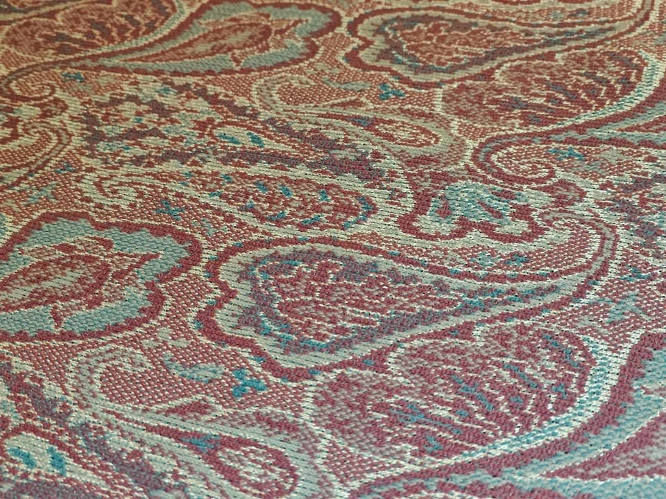 Paisley Jacquard Knit Fabric - 67" x 72" - 1.8 Yards - photo 5