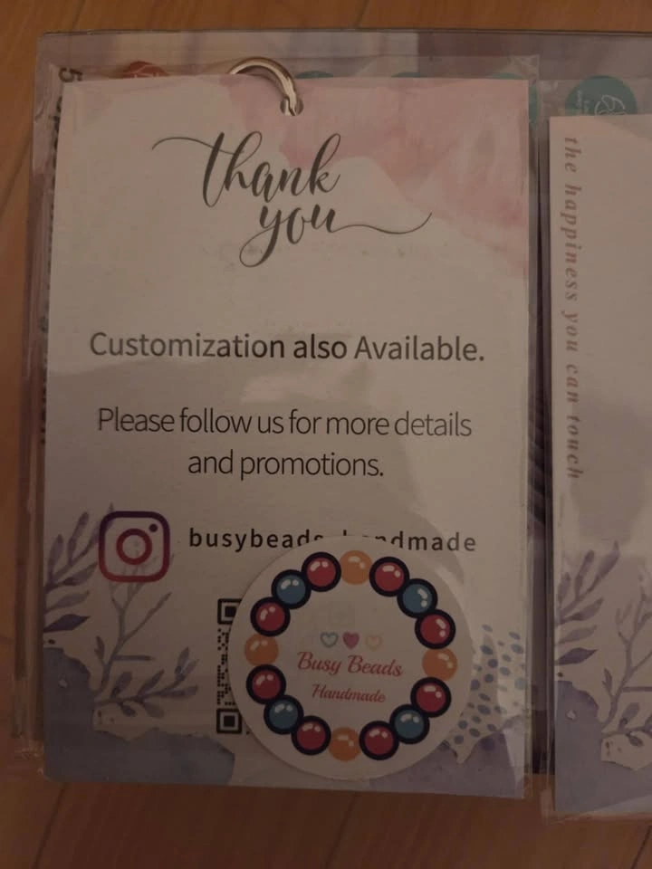 2 packs of beaded phone charms from Busy Beads Handmade - photo 4
