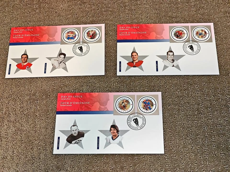 First Day Covers FDC - Canada Post NHL All-Stars Stamp - 2001