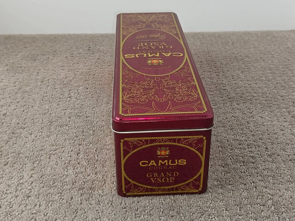 Empty Tin Collector Box - France Camus Cognac Grand VSOP - photo 4