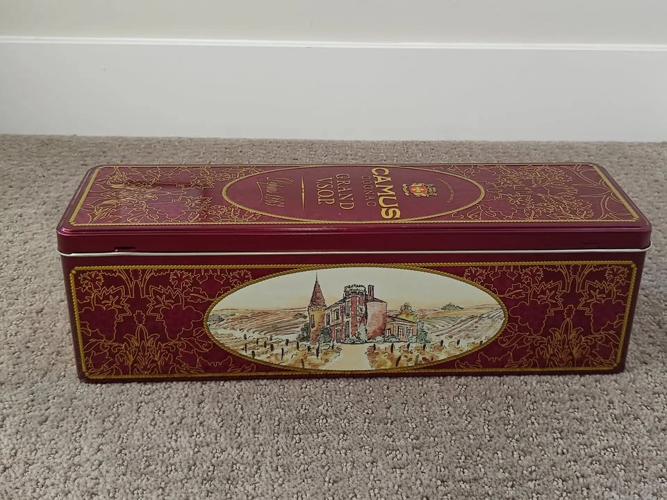 Empty Tin Collector Box - France Camus Cognac Grand VSOP - photo 5