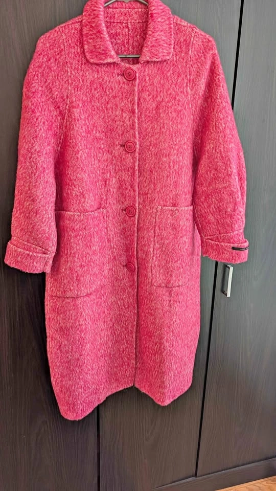 Wool Alpaca Pink Coat