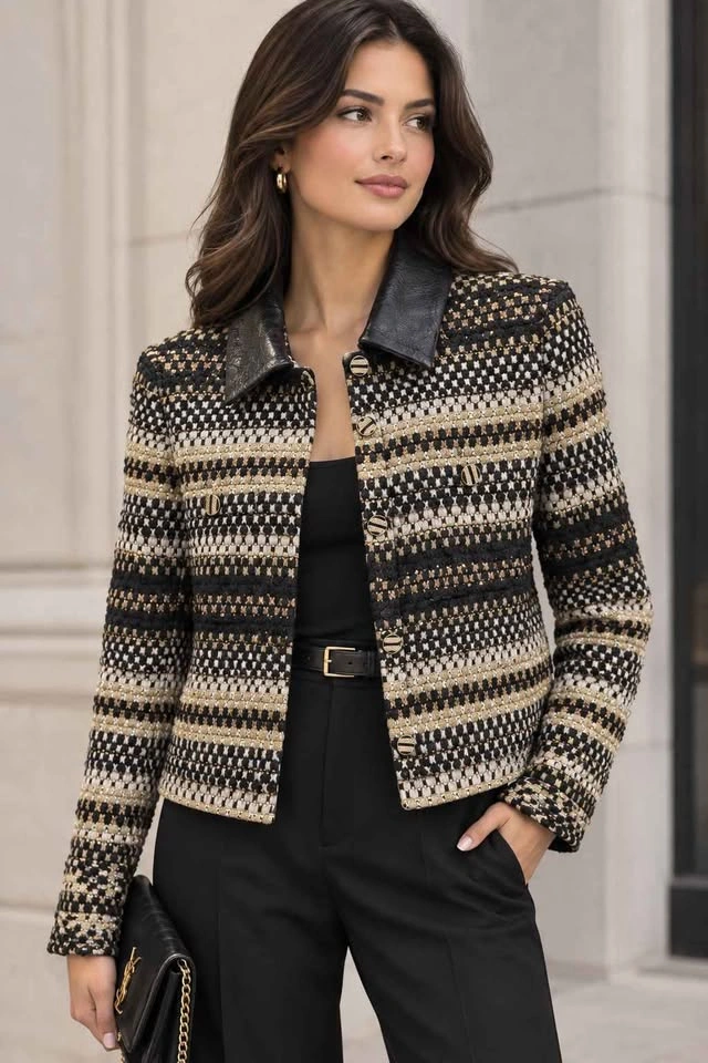 Sequin Tweed Blazer - photo 2