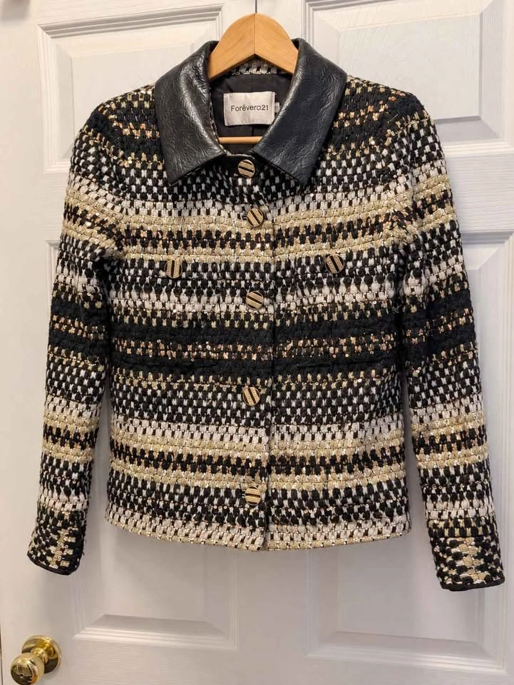 Sequin Tweed Blazer - photo 3
