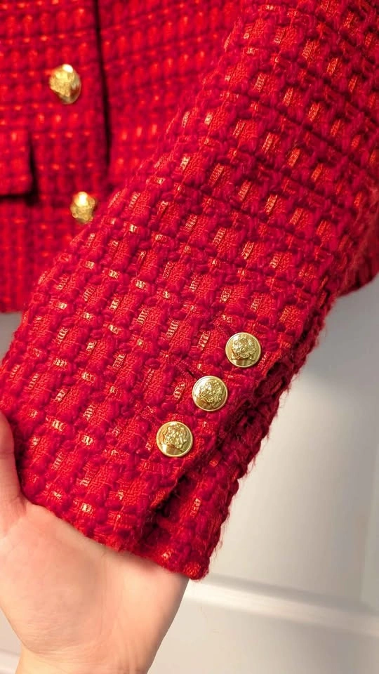 Red Tweed Jacket - photo 2
