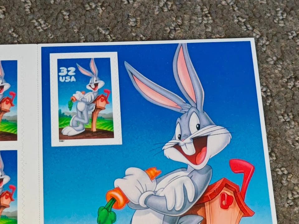 Stamp Sheet - 1997 Bugs Bunny USPS Looney Tunes Commemorative - photo 4