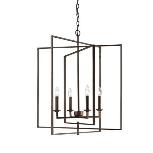 Millennium Lighting Nellis 4-Light Pendant - Rubbed Bronze