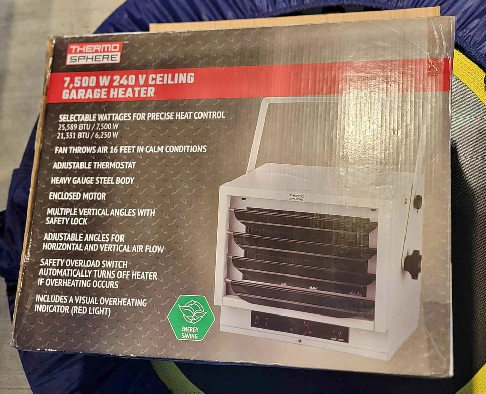 Thermo Sphere 7,500 W 240 V Ceiling Garage Heater
