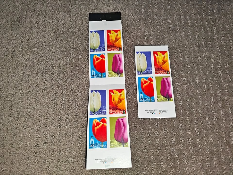 Stamps - 2002 Canada Post Tulip Flower Festival Stamp Booklet