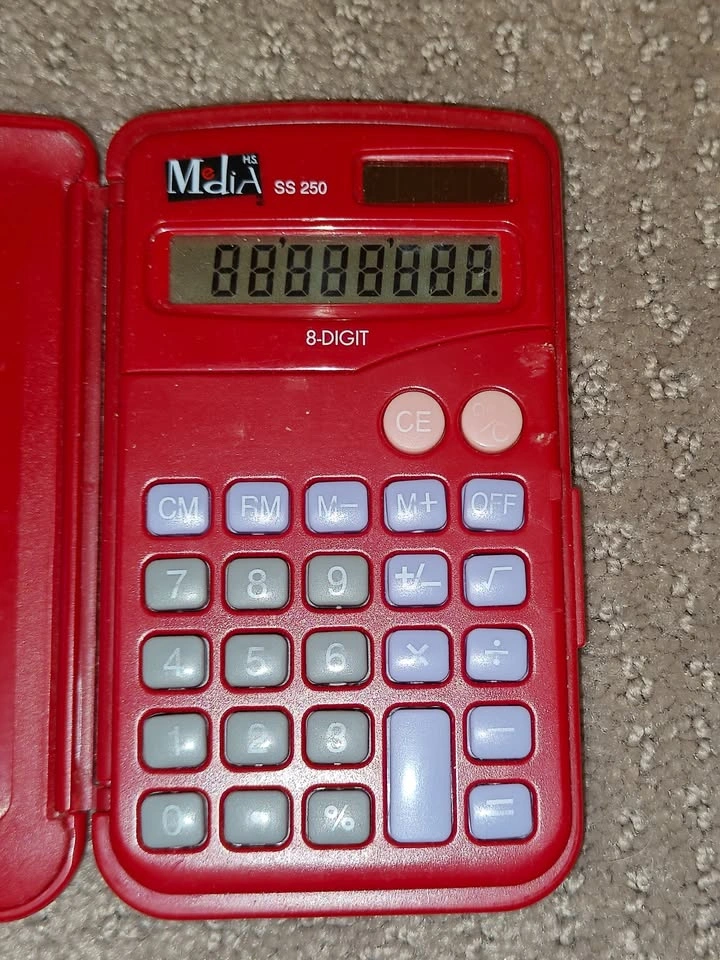 8 Digit Pocket Basic Calculator with Hinged Hard Cover - photo 3
