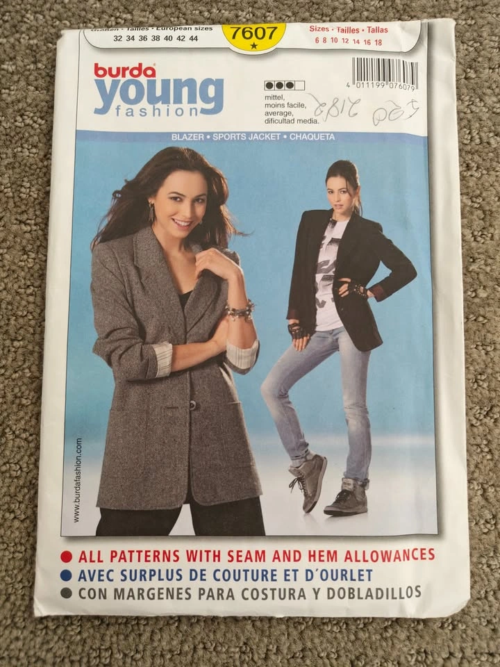 Burda Sewing Pattern Women Blazer Sports Jacket - Sizes: 6-18 - photo 2