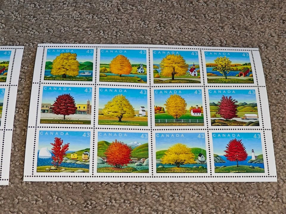 Stamp Panes Canada 1994 Canada Day - Maple Trees Scott #1524 - photo 3