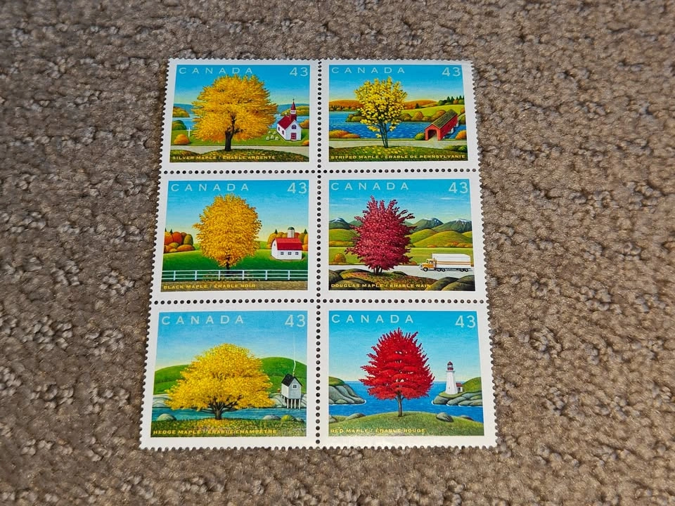 Stamp Panes Canada 1994 Canada Day - Maple Trees Scott #1524 - photo 4