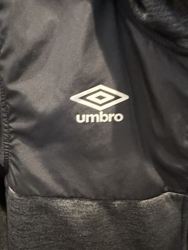 Umbro Hoodie Boys LG 12/14 Youth Gray Sweatshirt Full Zip - photo 5
