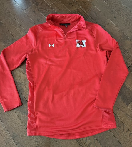 Under Armour Men’s Small Red Quarter Zip Pullover