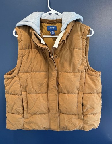 Arizona Jean Co. Women’s XL Puffer Vest w/Sweatshirt Hood