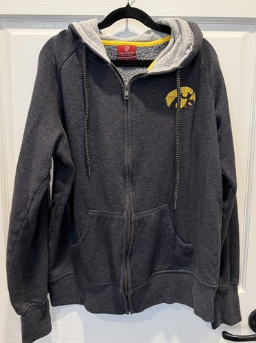 Colosseum Iowa Hawkeyes Logo Full Zip Hoodie Women’s Medium