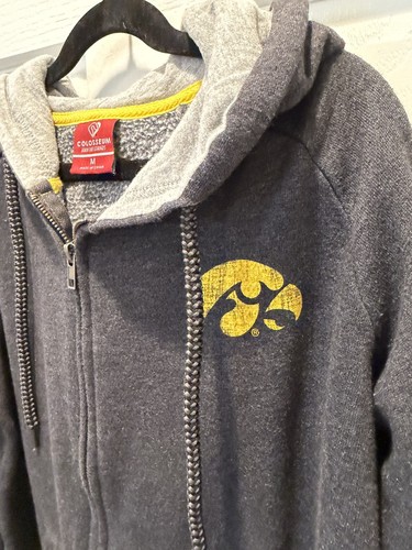 Colosseum Iowa Hawkeyes Logo Full Zip Hoodie Women’s Medium - photo 2