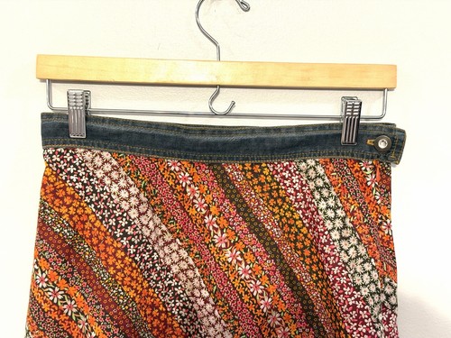 Beautiful Boho by Kookai Multicolor Floral Stripe Maxi Skirt - photo 2
