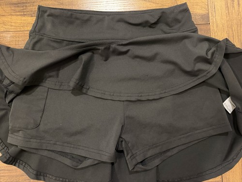 Women's Black Size SMALL Athletic Skort Skirt W/Shorts - photo 2