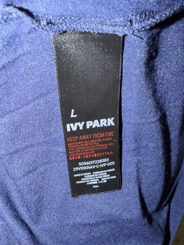 IVY PARK Beyonce Navy Logo Tank Top Women’s Size LARGE - photo 5