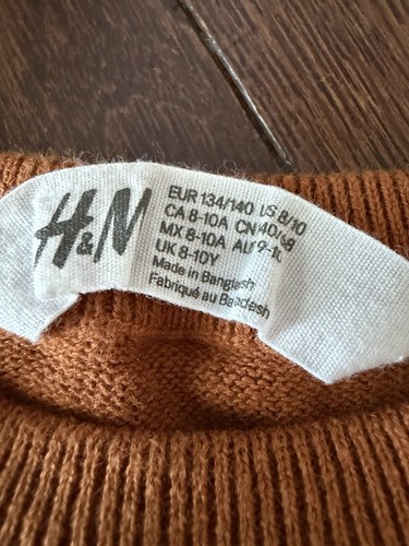 H&M Boys crew neck long sleeve Sweater shirt size 8/10 - photo 2