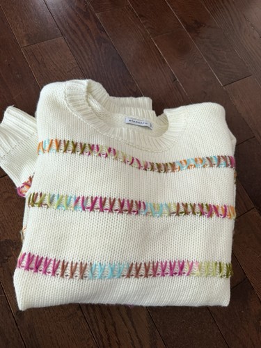Staccato LG Cream Cozy Sweater Women’s Multicolor Stitch - photo 2