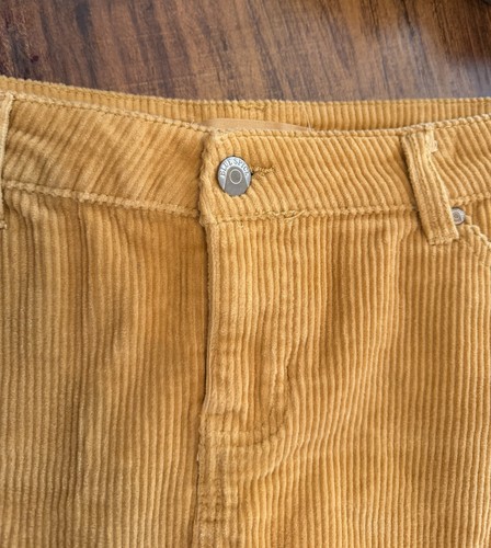 Blue Spice Skirt Juniors Size 5 Gold Mustard Corduroy Mini - photo 2