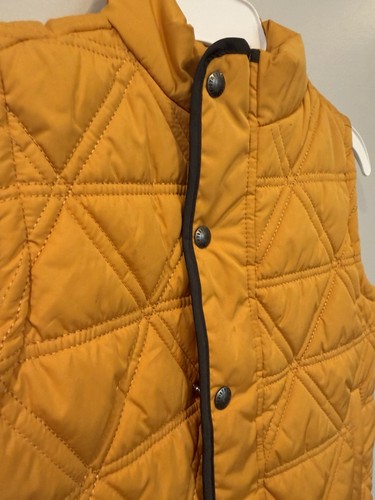 Gymboree Moto Boss Yellow Quilted Vest Size 4T - photo 2